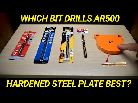 Which Drill Bit Is BEST For Hardened Steel Plate Or Stainless? Find Out