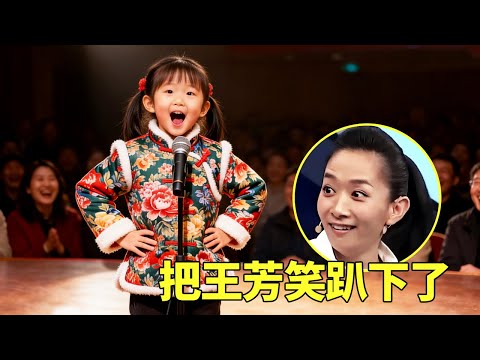 6岁东北女孩太逗了,东北话脱口秀全场笑翻了!把王芳笑趴下了【王芳王为念访谈】