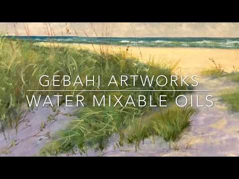 Florida Seascape in water mixable oils| Full Tutorial !!
