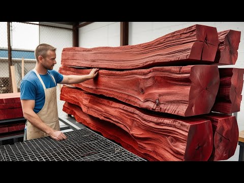 Instead of Spending $5000, I Built This Giant Solid Wood Swing Myself!