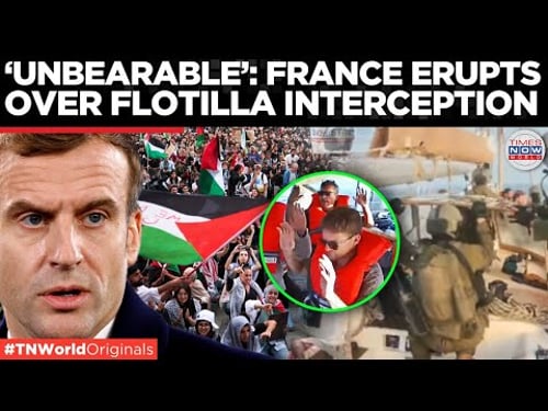 "Everything Is Blocked": Paris Erupts As Gaza Flotilla Sparks Massive Protests | Times Now World