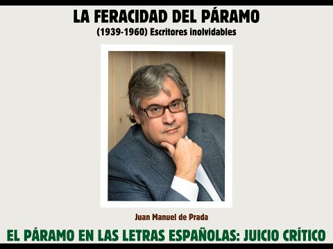 El páramo en las letras españolas: juicio crítico, con Juan Manuel de Prada