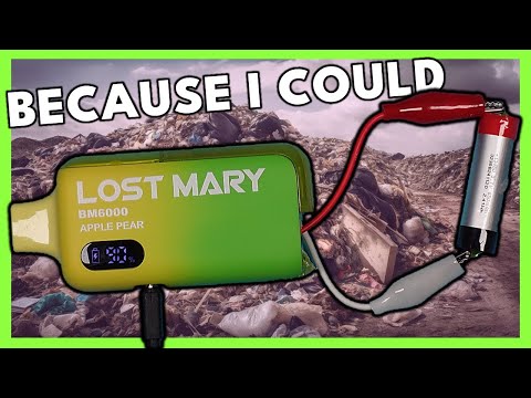 I turned a VAPE into a Li-Ion BATTERY CHARGER for some reason