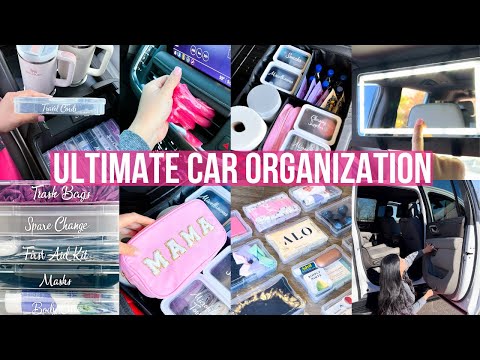 ULTIMATE CAR ORGANIZATION | Satisfying Clean and Car Restock Organizing on a Budget