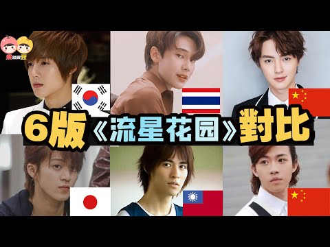 中日韓台泰《流星花園》道明寺&花澤類,翻拍不尷尬,誰醜誰尷尬!誰是你心中的NO.1?【果然很豆】