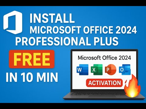 Step by Step install Microsoft Office 2024 Word, Excel, PowerPoint
