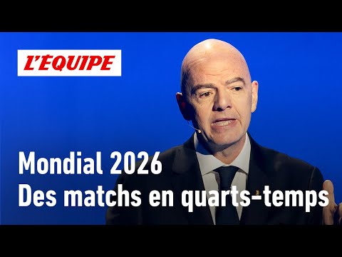 Pourquoi les matchs de la Coupe du Monde vont se jouer en quarts-temps
