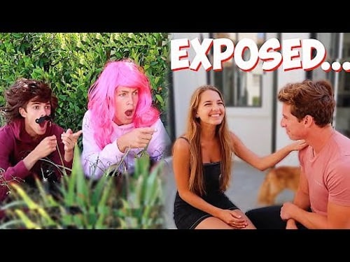 SPYING ON MY CRUSH IN PUBLIC! (gone wrong) w/ Brent Rivera and Lexi Rivera
