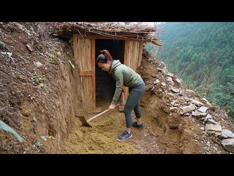Woman Builds Hidden Underground Shelter in the Mountains in Just 90 Days | by @ĐiềnTiểuCaFarm86