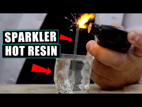 Can a SPARKLER Burn Through Resin?