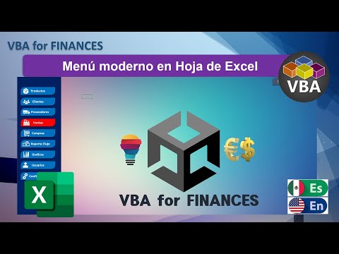 Modern Reflector Menu in an Excel Sheet with VBA