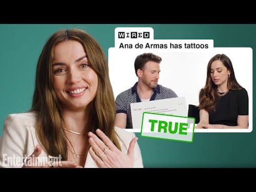 Ana de Armas Fact Checks Her Wikipedia, IMDB Trivia & More | Entertainment Weekly