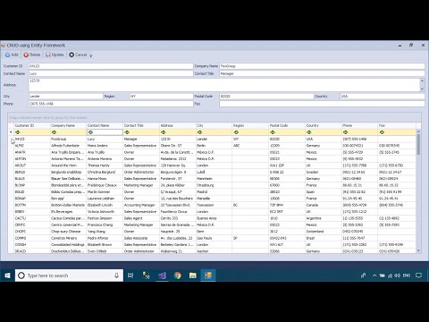 C# Tutorial - How to Insert Update Delete Filter data in DataGridView
