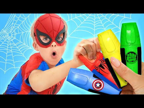 Aprende los colores con el Lápiz Mágico de Mike y Lea