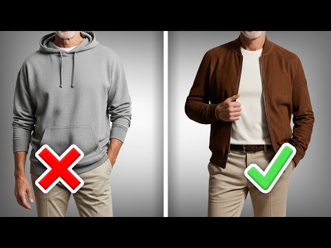 How To Dress CASUALLY As A Man OVER 40! (Stop Looking Like A Boy)