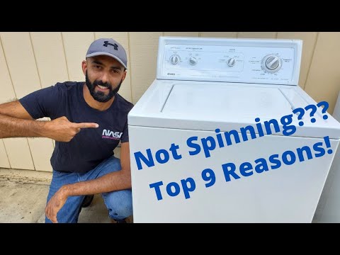 Top Nine Reasons Your Older Style Washer Is Not Spinning!