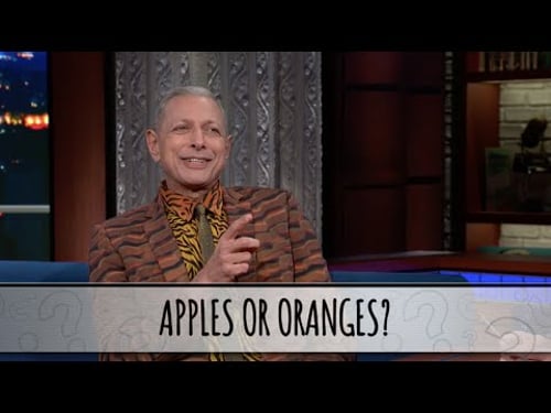 Jeff Goldblum Takes The Colbert Questionert - Part 1