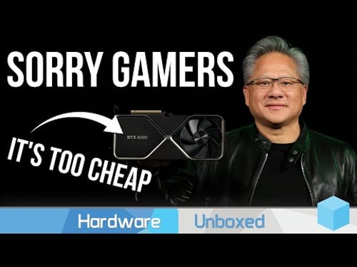 Nvidia Hides Gaming Because AI Makes Too Much Money Now