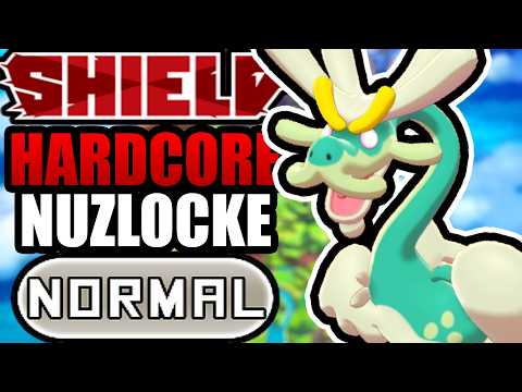 Pokémon Shield Hardcore Nuzlocke - Normal Types Only! (No items, No overleveling)