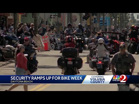 Large police presence in Daytona Beach ahead of Bike Week