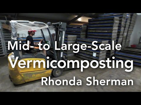 Mid- to Large-Scale Vermicomposting