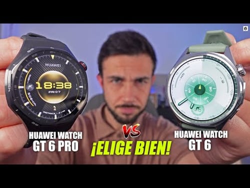 DIFERENCIAS REALES!✅Huawei WATCH GT 6 PRO vs Huawei WATCH GT 6