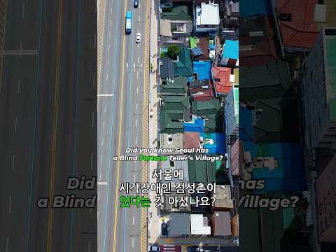 Did you know Seoul has a Blind Fortune Teller’s Village? 서울에 시각장애인 점성촌이 있다는 것 아셨나요?