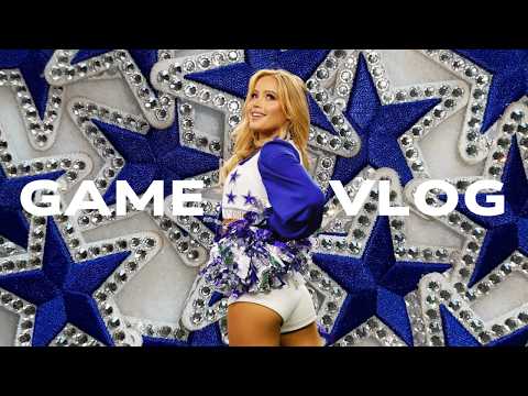 GAME DAY VLOG | Dallas Cowboys Cheerleader | Bengals Vs Cowboys