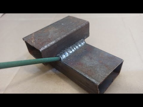 How to weld a profile pipe without burning through it! Any teapot can do it!