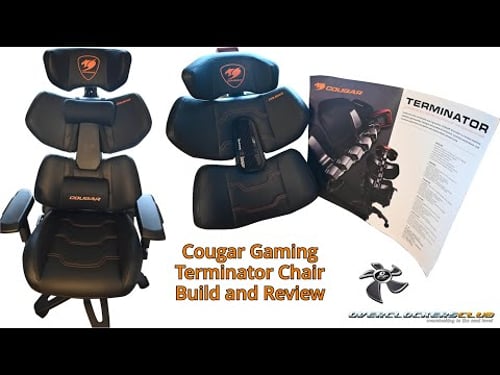 Cougar Gaming Terminator Chair Build and Review Video