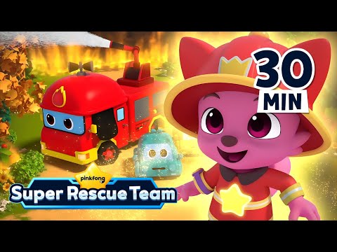 🚒 Nee-Naw, Nee-Naw!|Fire Truck Cartoon for Kids|Pinkfong Super Rescue Team