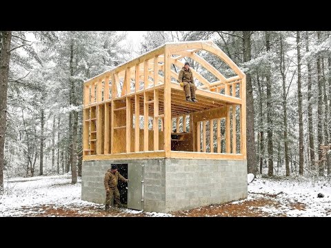 Man Builds Dream Home in 9 Months | Start to Finish by @My Off-Grid Story