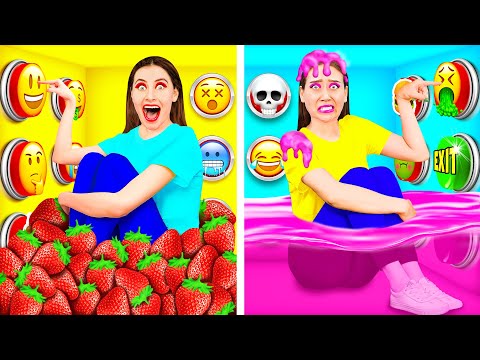 Cabaran 1000 Butang Misteri | Hanya 1 Membenarkan Anda Melarikan Diri PaRaRa Challenge