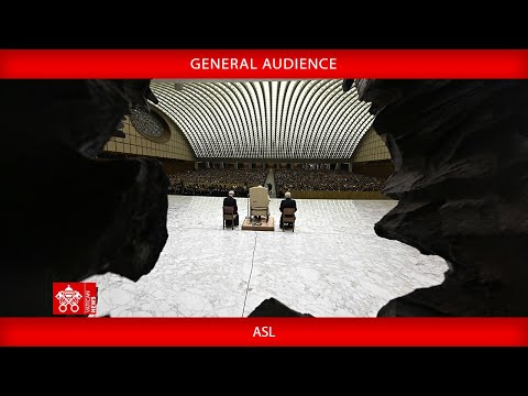 January 21, 2026 General Audience-Pope Leo XIV ASL
