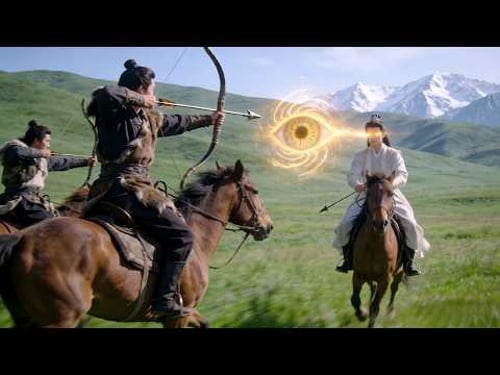 叛賊開弓射殺小夥,誰料他竟是天庭最強戰神,動動手指就把他徹底擊敗!