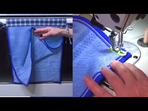 Полезная переделка старого полотенца. Зачем копить старые вещи? Дай им вторую жизнь