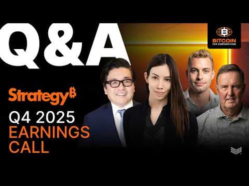 Analyst Q&A: MSTR Q4 2025 Earnings Call