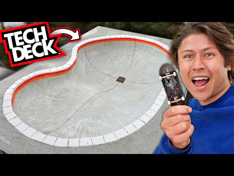 D.I.Y Concrete Tech Deck Pool!