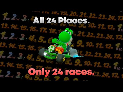 All 24 places, only 24 races. The Mario Kart World lockout begins now.