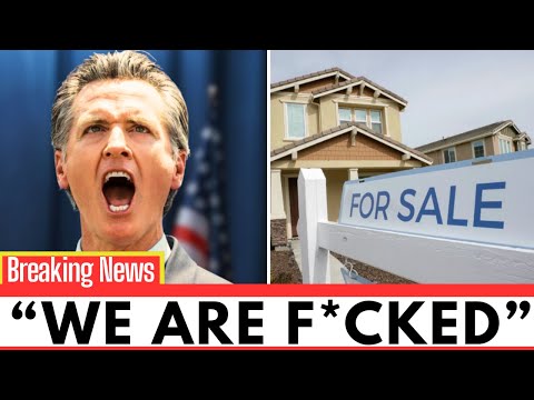 Governor Newsom RAGES As California Home Sales Hit RECORD LOWS