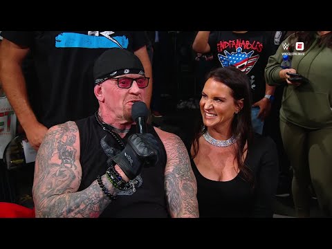 Undertaker surprises Stephanie McMahon with the news she'll be inducted into the WWE Hall of Fame