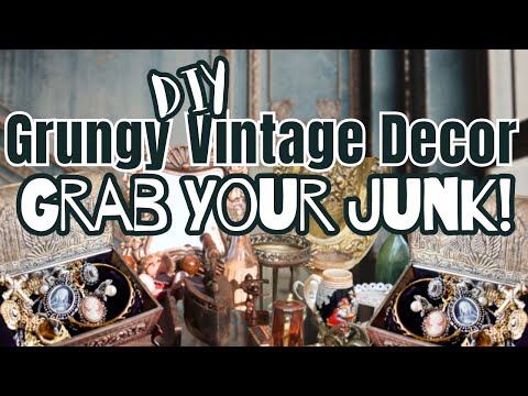 Grungy Junky Vintage DIY's Home Decor Projects You Don't Want to Miss! Grab Your Junk!