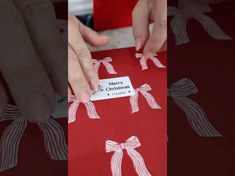 Make gifting EASY with this label maker #christmashacks