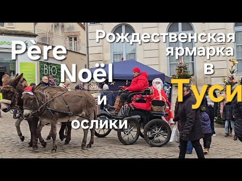 Christmas Market in Tusi | Père Noël and the Donkeys | A Walk with Ondine