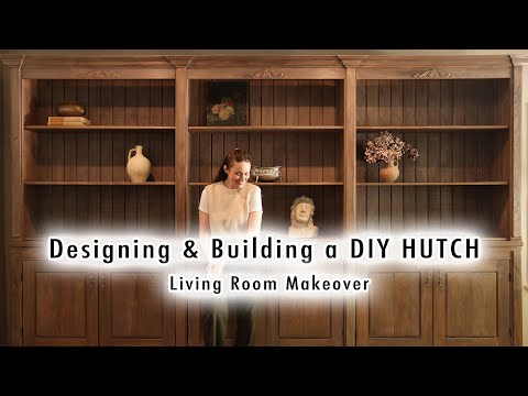 Designing & Building a DIY HUTCH for Our Living Room | XO MaCenna