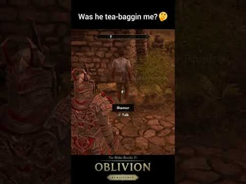 Caught in the act #shorts #oblivionremastered #oblivion #gaming