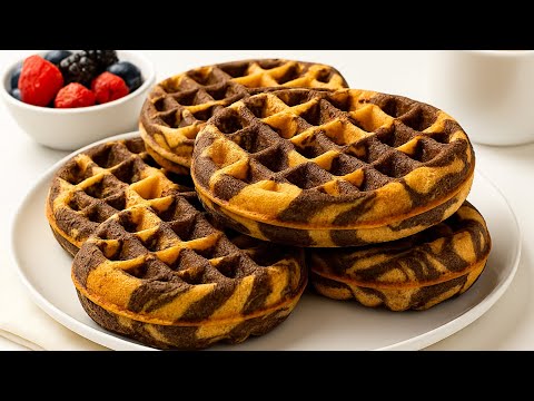 How to Make the Best Belgian Waffles in 5 Minutes! simple and tasty!