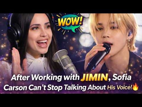 After "Slow Dance", Sofia Carson Reveals Shocking Facts About Jimin! 💜✨