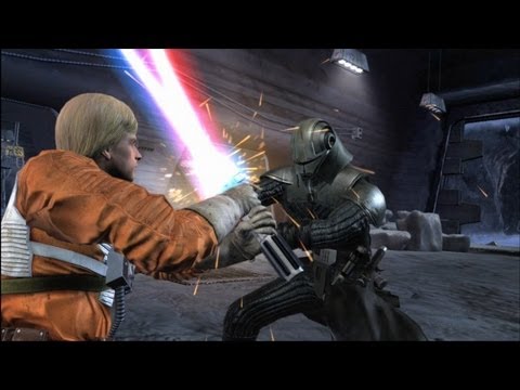 Force Unleashed - Darth Starkiller vs Luke Skywalker & Fallen Luke HD