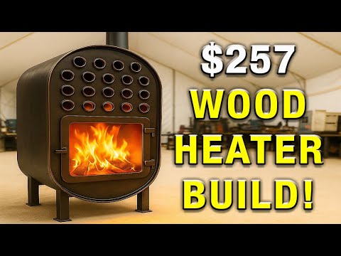 How I’m Heating My 2,100 Sq Ft Shop with a $257 DIY Wood Heater
